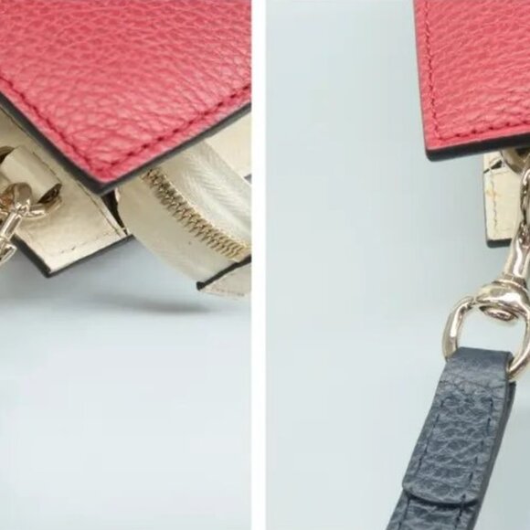 GUCCI SOHO CONVERTIBLE TOP HANDLE SATCHEL LEATHER 100% AUTHENTIC - Picture 16 of 16